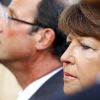 François Hollande et Martine Aubry, à La Rochelle, le 25 août 2011.