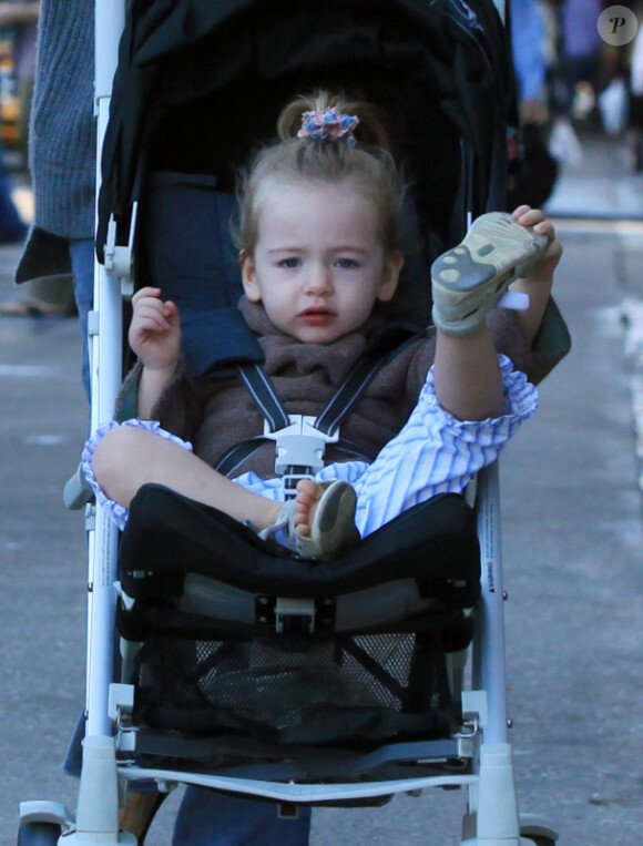 Sarah Jessica Parker en balade dans les rues de New York avec sa fille Marion, le 20 octobre 2011