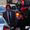 Jean Sarkozy et son épouse Jessica ont rendus visite à Carla Bruni et ont rencontré la petite Giulia. Clinique de la Muette, Paris, le 21 octobre 2011