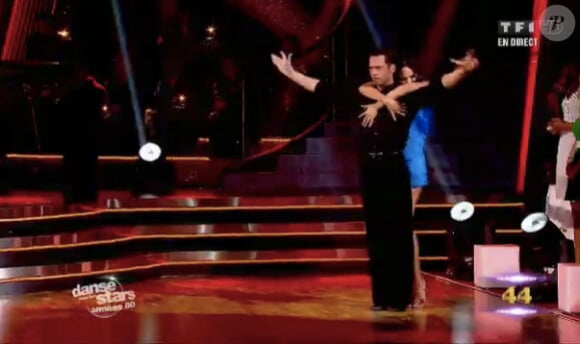 Valérie Bègue lors de la dernière danse dans Danse avec les stars 2, samedi 22 octobre 2011 sur TF1