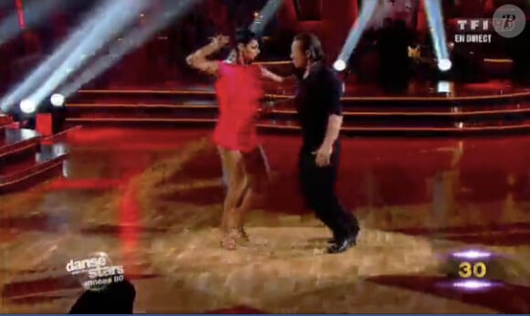 Philippe Candeloro et Candice lors de la dernière danse dans Danse avec les stars 2, samedi 22 octobre 2011 sur TF1