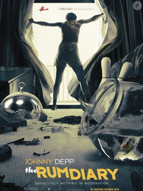 Johnny Depp dans Rhum Express
