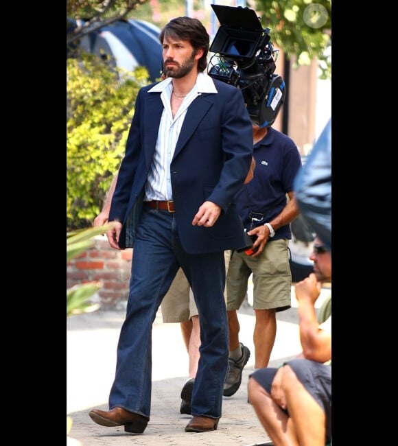 Ben Affleck sur le tournage d'Argo, le 7 septembre 2011 à Los Angeles.