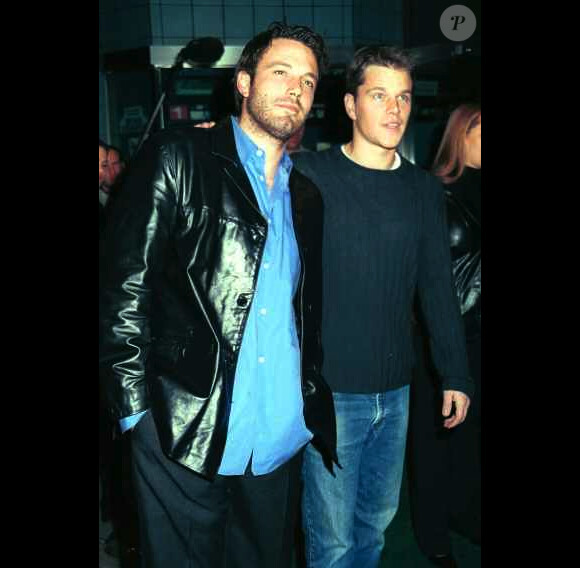 Ben Affleck et Matt Damon à New York le 29 novembre 2001.
