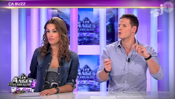 Jeny Priez et Matthieu Delormeau sur le plateau des Anges de la télé-réalité - Le Mag le mardi 25 octobre 2011