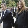 Nicolas Sarkozy et Carla Bruni à Paris, le 17 septembre 2011.