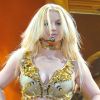 Britney Spears interprète Gimme More, lors de son concert à Montpellier, vedredi 21 octobre 2011.