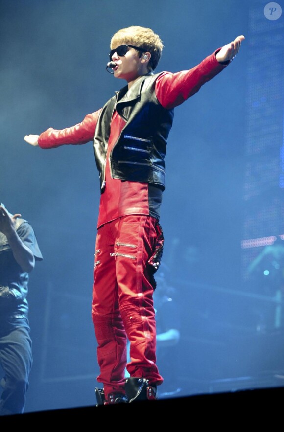 Justin Bieber en Argentine, en octobre 2011.