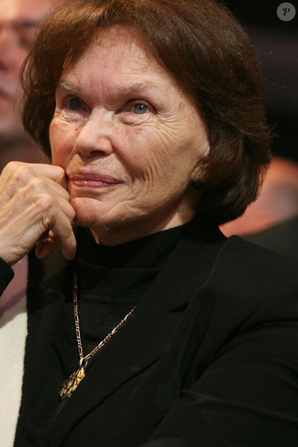 Danielle Mitterrand à Paris en avril 2007