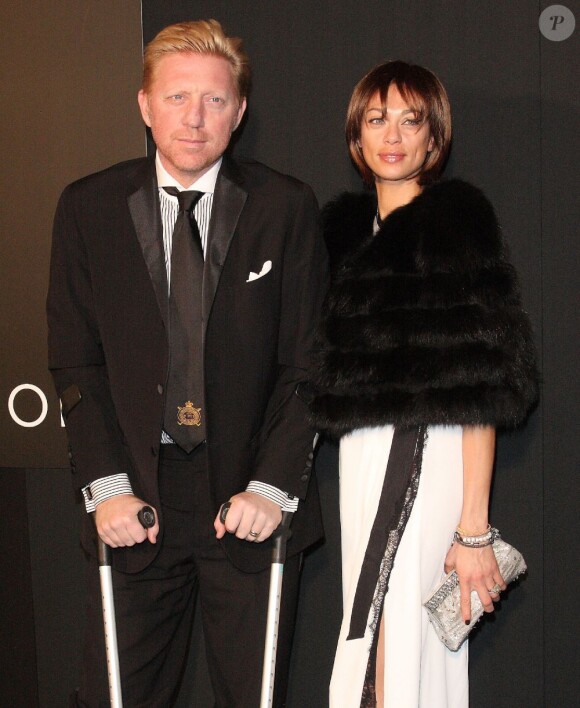 Boris Becker et son épouse étaient présents à la soirée Grey Goose Winter Ball, organisée à Londres, le samedi 29 octobre 2011.
