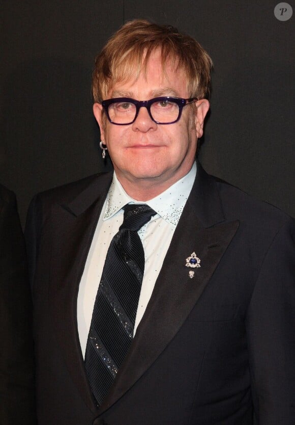 Elton John à l'occasion de la soirée Grey Goose Winter Ball, organisée à Londres, le samedi 29 octobre 2011.