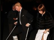 Boris Becker, en béquilles au bras de sa femme, se fait la vodka du diable