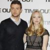 Justin Timberlake et Amanda Seyfried à Paris le 4 novembre pour Time Out.