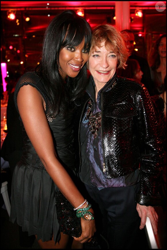 Loulou de la Falaise avec Naomi Campbell en Janvier 2010
