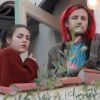 Frances Bean Cobain et son fiancé Isaiah Silva à Los Angeles le 6 novembre 2011