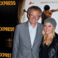 Nelson Monfort et sa fille Victoria à la présentation de Rhum Express, de Bruce Robinson, le 8 novembre 2011.