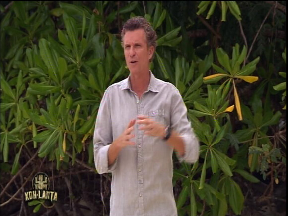 Denis Brogniart dans Koh Lanta, jeudi 10 novembre 2011, sur TF1