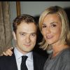Renaud Capuçon et sa femme Laurence Ferrari à l'occasion du récital à quatre mains donné par Hélène Mercier-Arnault et Brigitte Engerer au profit de la Fondation Recherche Cardio-Vasculaire-Institut de France, à l'hôtel Marcel Dassault, le 9 novembre 2011