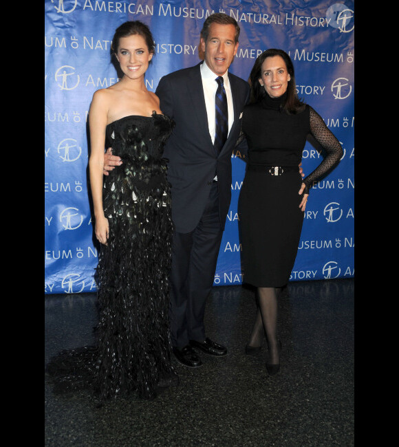 Allison, Brian et Jane Williams lors du Gala annuel du Muséeum d'histoire naturelle américain de New York le 10 novembre 2011 à New York