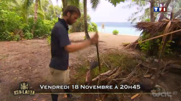 Martin dans la bande-annonce de Koh Lanta, diffusée le vendredi 18 novembre 2011 sur TF1