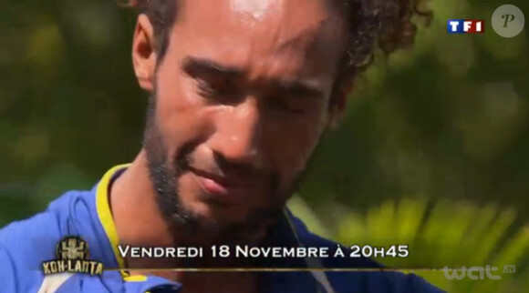 Laurent craque dans la bande-annonce de Koh Lanta, diffusée le vendredi 18 novembre 2011 sur TF1