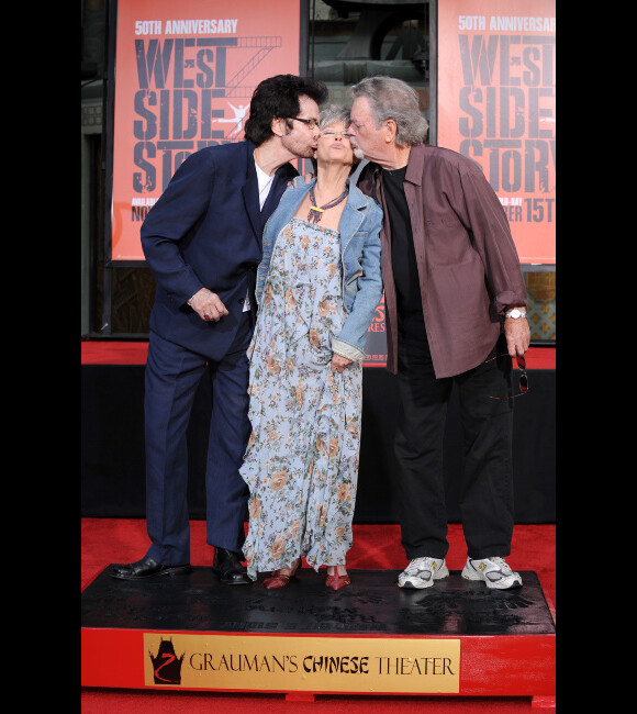 Rita Moreno, George Chakiris et Russ Tamblyn honorés à Hollywood pour les 50 ans de West Side Story, le 15 novembre 2011.