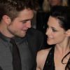 Kristen Stewart, Robert Pattinson et Taylor Lautner présentent la première partie de Twilight : Révélation, à Londres le 16 novembre 2011.