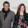 Julien Clerc et sa compagne Hélène Gremillon à l'avant-première de Carnage, le 20 novembre 2011 à Paris.