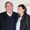 Daniel Auteuil accompagné de sa femme Aude Ambroggi, à l'avant-première de Carnage, le 20 novembre 2011 à Paris.