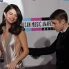 Justin Bieber et Selena Gomez le 20 novembre 2011 à Los Angeles pour les American Music Awards