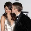 Selena Gomez et Justin Bieber le 20 novembre 2011 à Los Angeles pour les American Music Awards