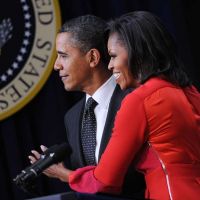 Michelle Obama, exceptionnelle de naturel : sa gaffe devant Barack Obama
