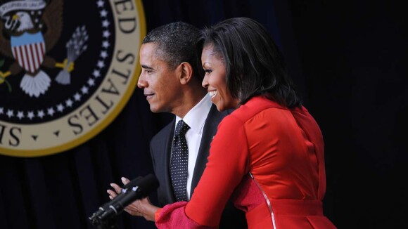 Michelle Obama, exceptionnelle de naturel : sa gaffe devant Barack Obama