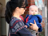 Selma Blair : Séance de yoga avec son petit Arthur et son amoureux