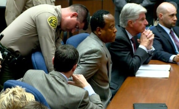 Conrad Murray lors du dernier jour de son procès le 7 novembre 2011 à Los Angeles