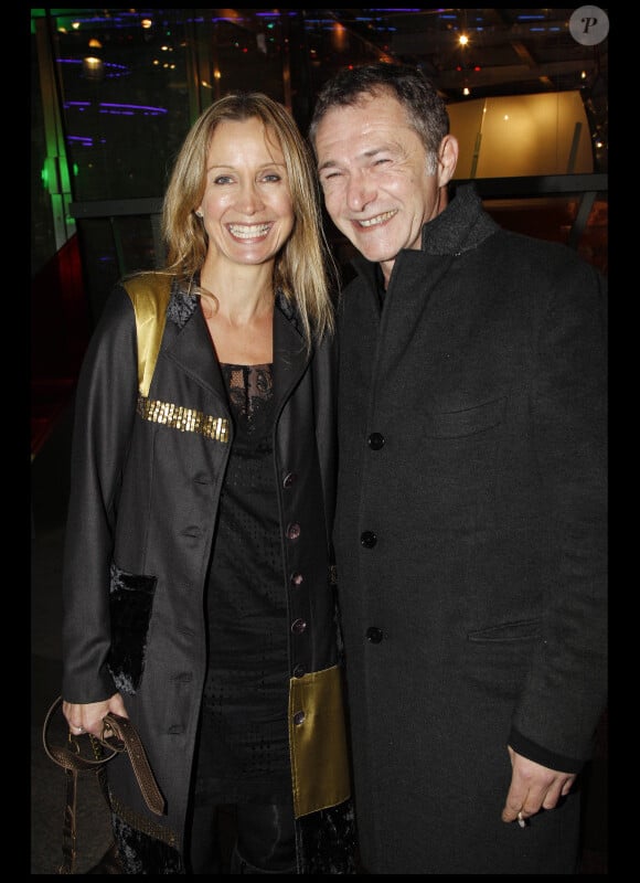 Catherine Marchal et Bruno Wolkowitch lors de l'avant-première du film Les Lyonnais à Paris le 27 novembre 2011