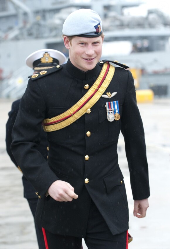 Le prince Harry le 18 mars 2011 à Hampshire
