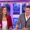 Jeny Priez et Mathieu Delormeau sur le plateau des Anges de la télé-réalité 3 - Le Mag, jeudi 1 décembre 2011 sur NRJ 12