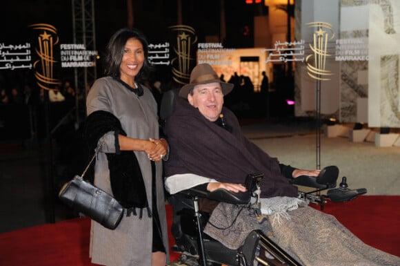 Philippe Pozzo di Borgo et sa femme Khadija lors de l'ouverture du festival de cinéma de Marrakech le 2 décembre 2011