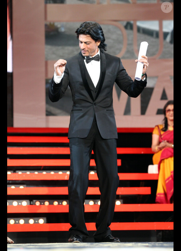 Shah Rukh Khan lors de l'ouverture du festival de cinéma de Marrakech le 2 décembre 2011
