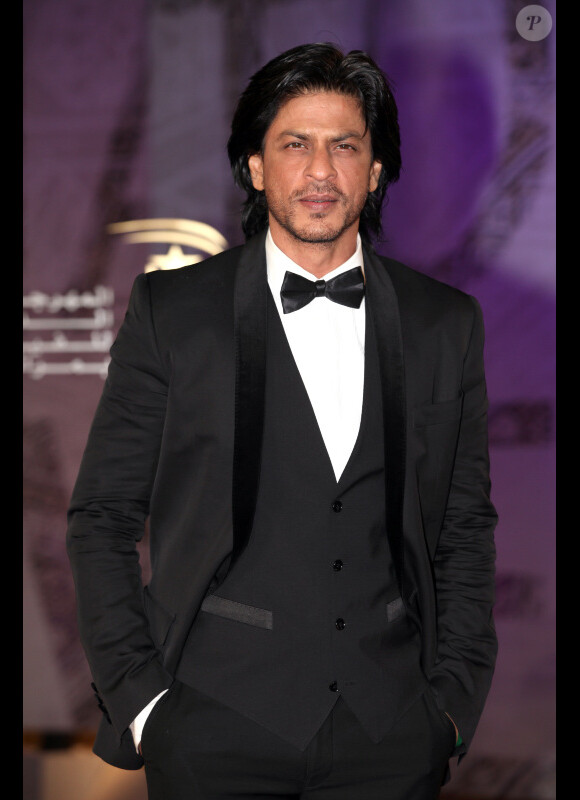 Shah Rukh Khan lors de l'ouverture du festival de cinéma de Marrakech le 2 décembre 2011