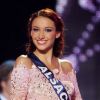Delphine Wespiser apprend qu'elle est élue Miss France 2012, le samedi 3 décembre 2011.