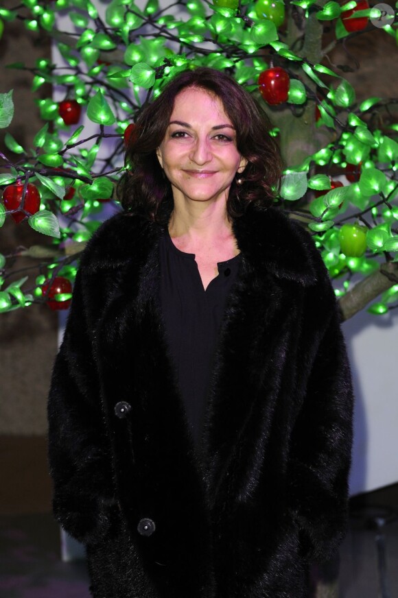 Nathalie Rykiel à l'hôtel de Rothschild le 1er décembre 2011 pour l'inauguration de la 16e édition des Sapins de Nöel des créateurs