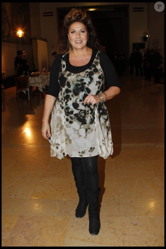 Marianne James lors de la soirée annuelle de la FIDH, le 5 décembre 2011, au Théâtre National de Chaillot.