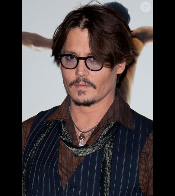 Johnny Depp, le 8 novembre 2011 à Paris.
