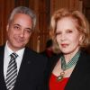 Sylvie Vartan honorée par la République, au ministère de la Culture, le 14 décembre 2011. Avec l'ambassadeur de Bulgarie Marin Raykov.