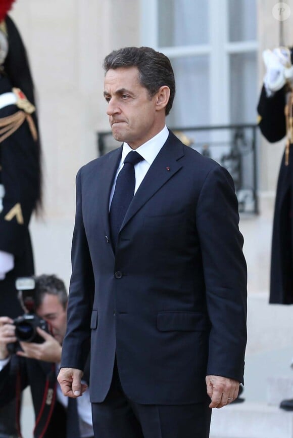 Nicolas Sarkozy à Paris, le 5 décembre 2011.