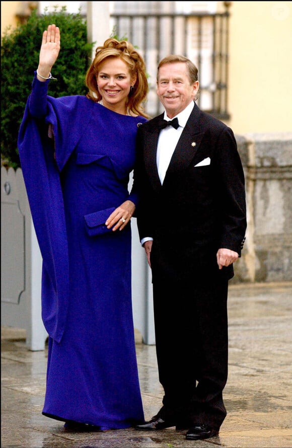 Václav Havel et Dagmar Havlová à Madrid, le 21 mai 2004.