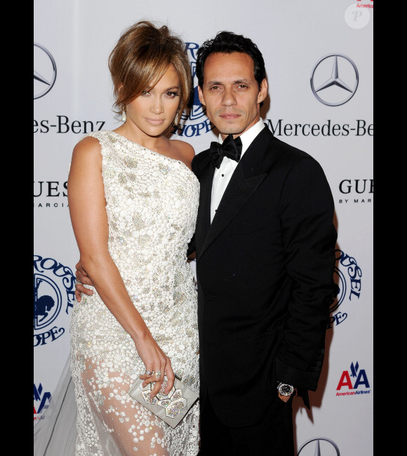 Jennifer Lopez et Marc Anthony en octobre 2010