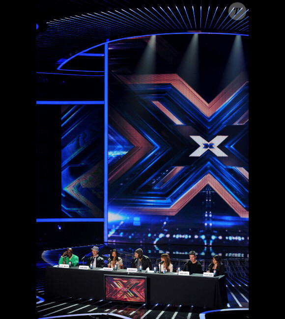 Conférence de presse de X Factor dans les studios CBS à Los Angeles le 19 décembre 2011